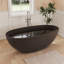 Baignoire profonde autoportante à surface solide de 61 po Fslefay-125475437