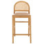 Laylie Rattan And Leather Counter Stool-1908221452
