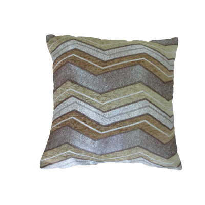 Chevron Chenille Pillow Cover