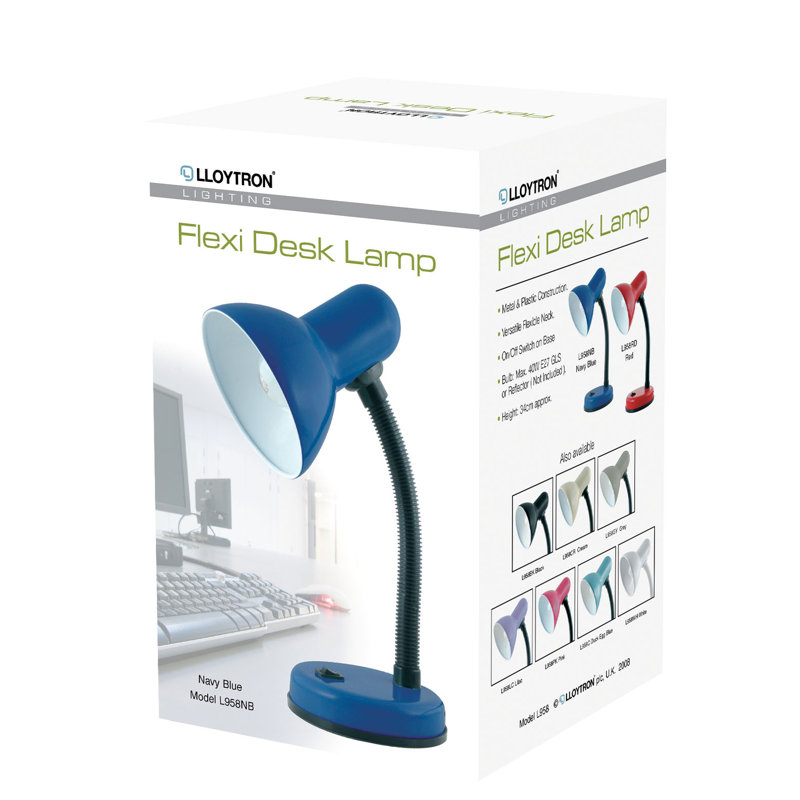 Desk Lamp, Navy Blue