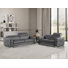 Aylar 2 Piece Top Grain Italian Leather Living Room Set
