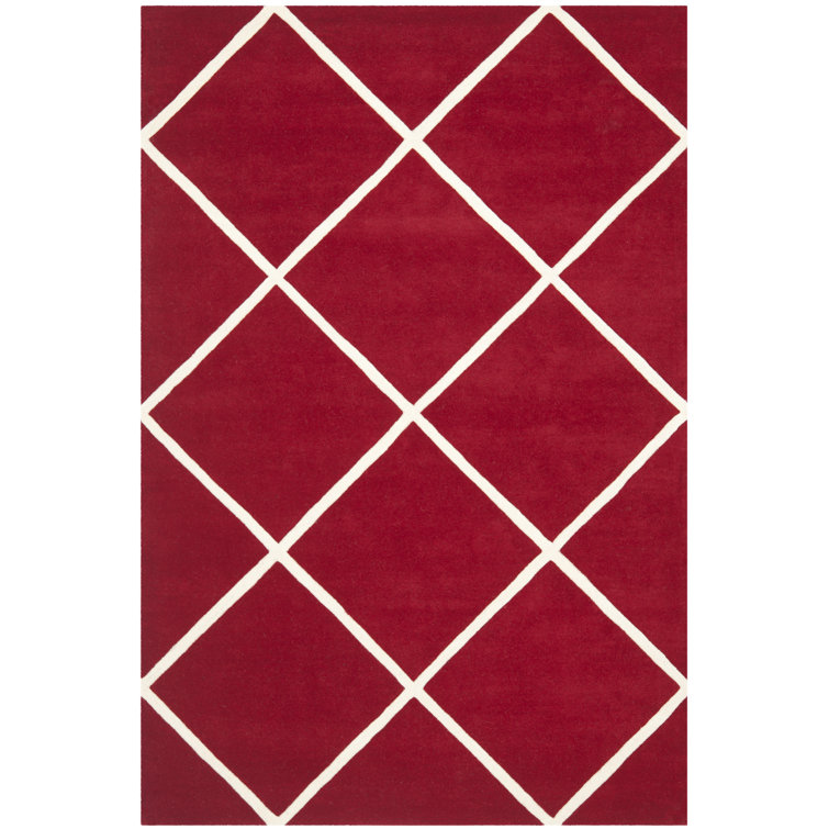 Vega Geometric Wool Hand Woven Area Rug