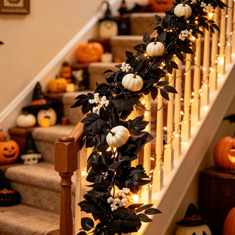 72.83'' in. Faux Garland Tie