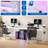 79" Reversible U Shaped Large Computer Desk LED Gaming Desk with Power Outlets and Monitor Stand-1220168593