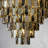 4-light Dimmable 3-tier Smoked Crystal Flush Mount Ceiling Light 14" Round Low Profile Chandelier With Polished Nickel Finish And Stainless Steel Accents For Dining Room, Entryway-1665588452