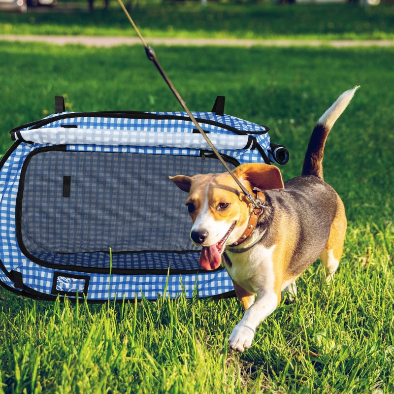 Sac portable pour chat Shipham, bleu, H 21 po x l 21 po x L 33 po