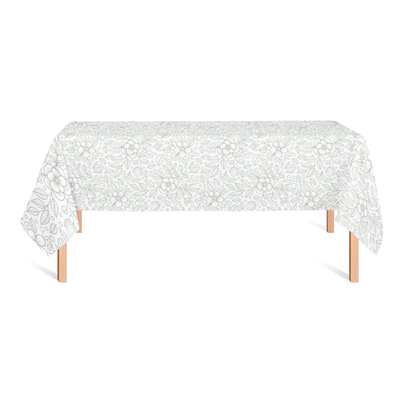 Abdul-Hakim Floral Tablecloth, Green