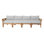 Monterey Teak Outdoor Deluxe Sofa with Sunbrella Cushions