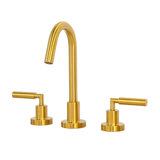 Cigno Widespread Bathroom Faucet with Drain Assembly