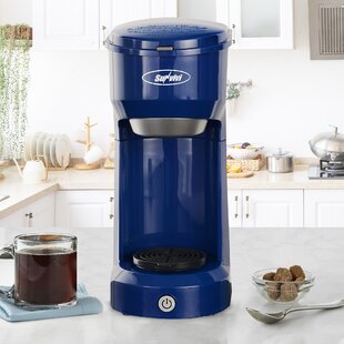 INSTANT 40 oz. Solo Single Cup Navy Drip Coffee Maker with Water