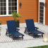Chaise longue inclinable de 46,7 po Laguna