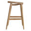Azur Wooden Patio Counter Stool