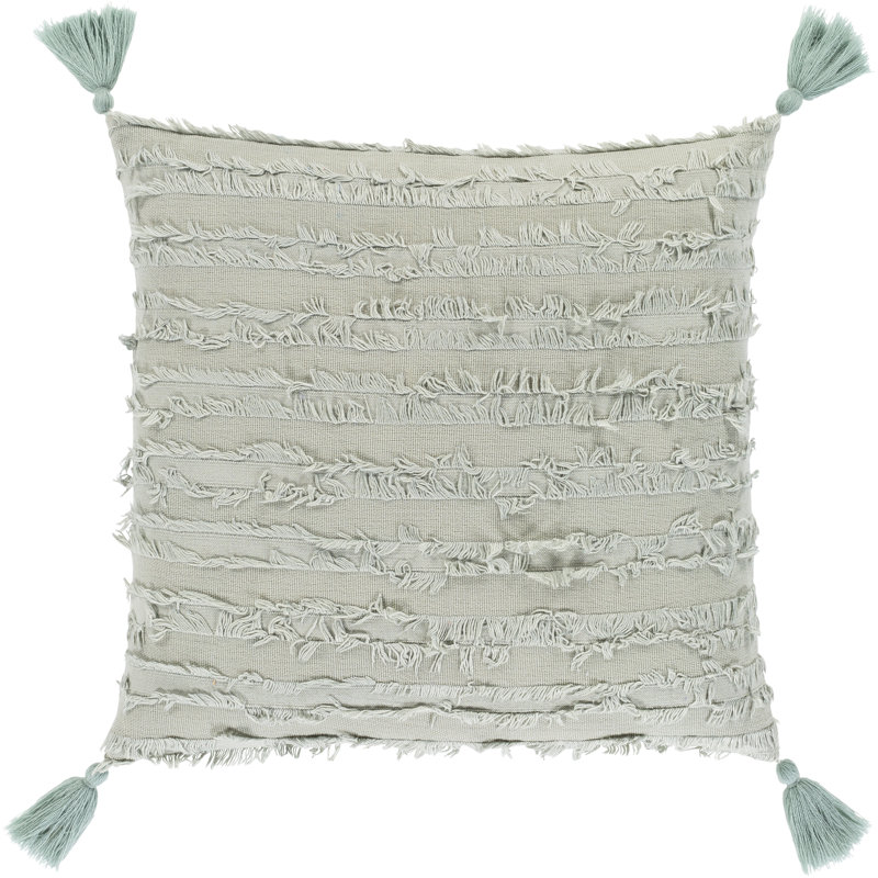 Sereno Accent Throw Pillow Cover, Camel, 18" x 18", Polyester/Polyfill