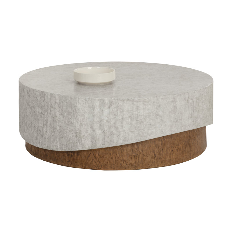 Leda Outdoor Round Coffee Table