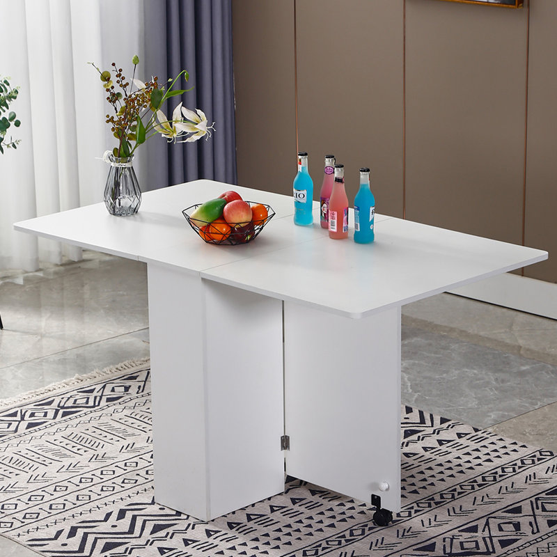 Vandalia 140cm Rectangular Fold-in-Half Folding Table, White