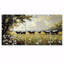 «Green and Brown Cow», ensemble d'art sur toile-1582354042