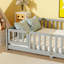 Lit double pour enfants avec barrière et porte Montessori-129673931-129673932