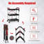 83.5cm H x 58.25cm W Utility Cart with Wheels