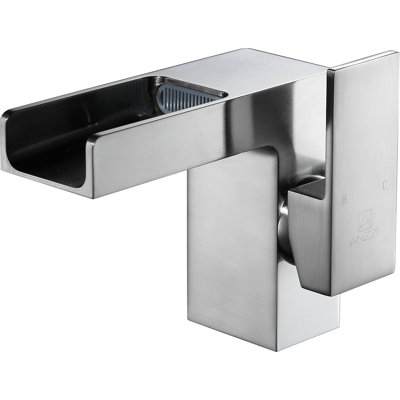 Single-Hole Single-handle Bathroom Faucet with Drain Assembly