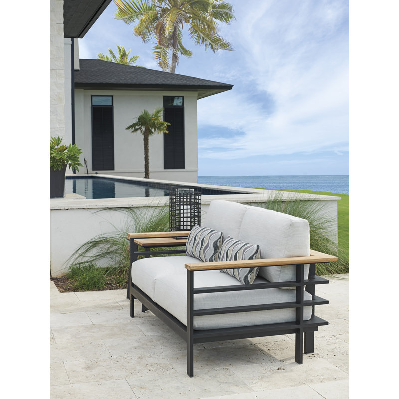 South Beach 6 - Piece Seating Group with Cushions, Light Gray