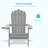 Luna Foldable Adirondack Chair-1323830832
