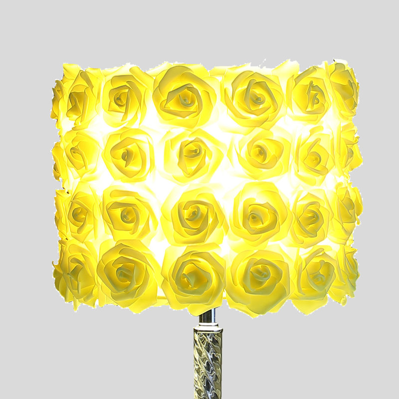 Jenascia 18.25" Table Lamp, Silver, Yellow
