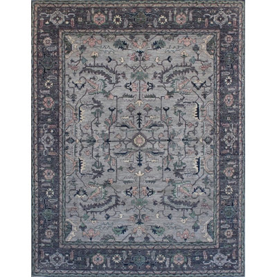 Transitional One-of-a-Kind Rectangle 8'9" X 11'6" Hand Knotted Area Rug