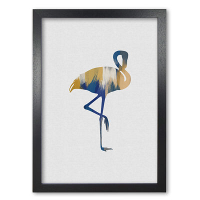 Flamingo Blue & Yellow - Print