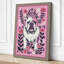 Bulldog in Bloom Eclectic - Wrapped Canvas-1730477405-1730477402