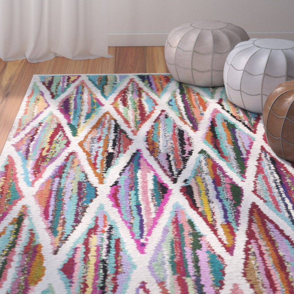 Bungalow Rose Anaheim Hand Tufted Cotton Rug & Reviews Wayfair