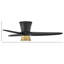 Ventilateur de plafond intelligent 52 po à 3 pales avec télécommande et éclairage inclus-84037678