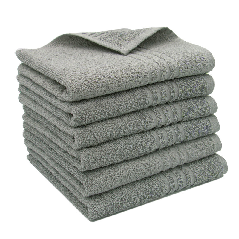 Lightweight Fingertip Towel, Grey