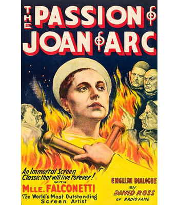 La passion de joan d’arc-impression de publicités