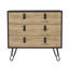 Huna Hairpin Legs Dresser With 3-Drawer Storage