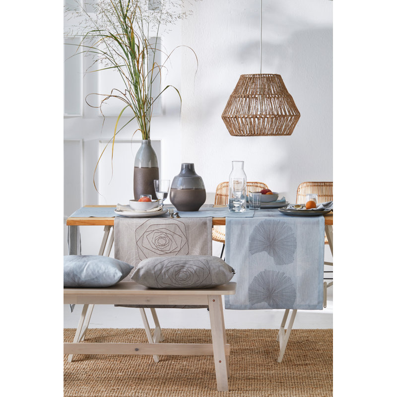 Loft Square Cushion, Light blue