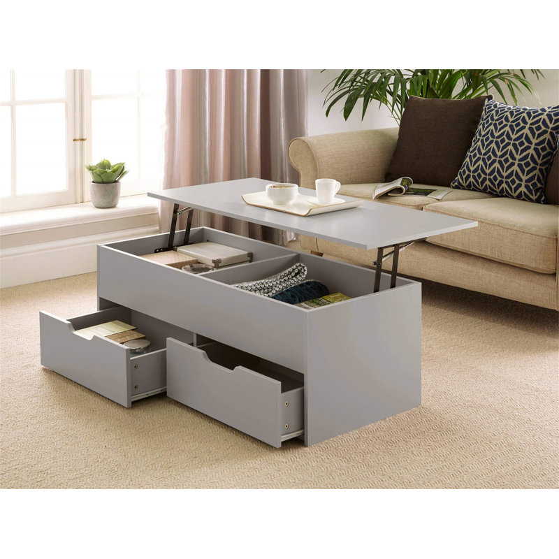 Casaleggio Lift Top Coffee Table with Storage, Grey