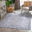 Nile Vintage Medallion Flatweave Grey Area Rug-61443462