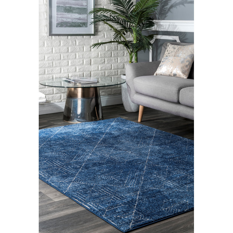 Bryes Geometric Area Rug, Rectangle 152 x 226cm
