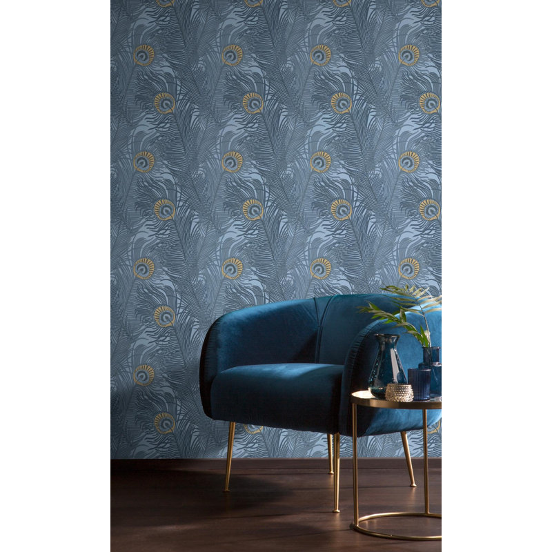 Abstract Roll, Descartes Blue