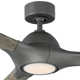 Woody 3 - Blade Outdoor/Indoor Smart Propeller Ceiling Fan with LED Light Kit and Remote Control Included, Works With Alexa and iOS or Android App