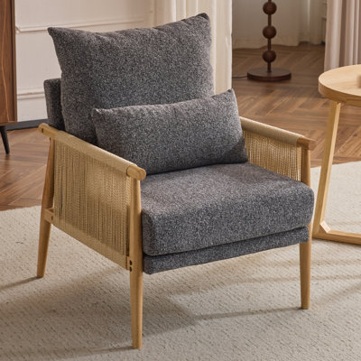 Chaise avec accoudoirs Masson Chenille