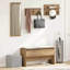Hallway Furniture Set Shoe Bench Coat Hanger Engineered Wood-783180495