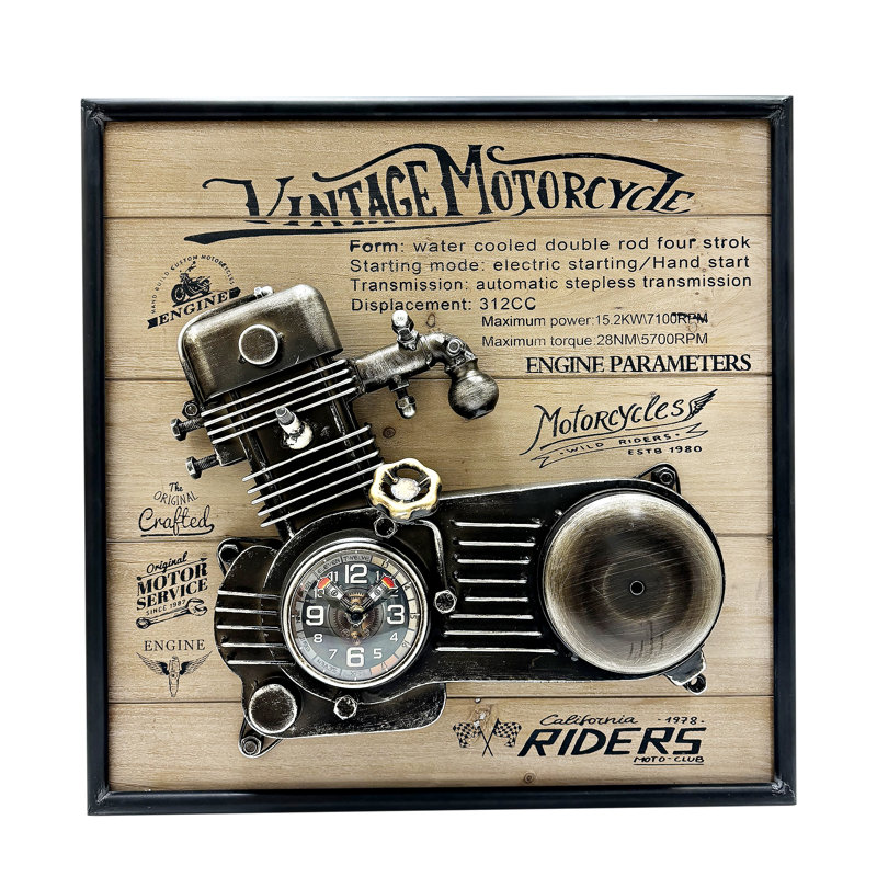 Joeanna Metal Wall Clock