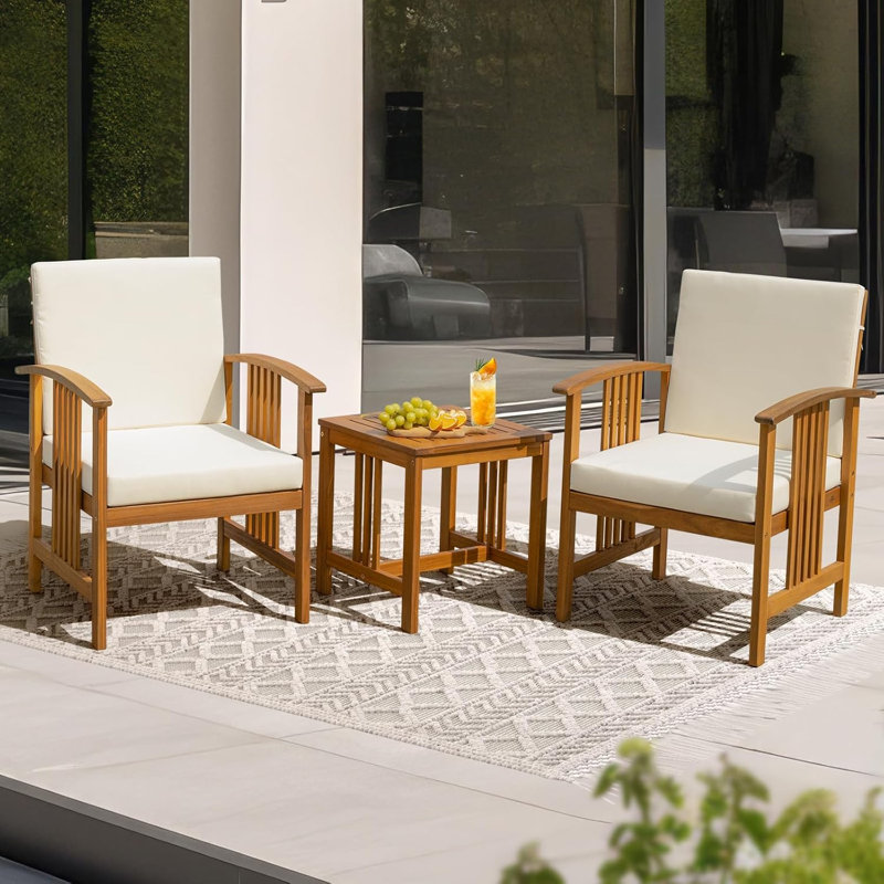 Fauteuils club en bois massif