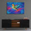 Art mural en verre rouge «Hummingbird Colorful» par Lindsay Kivi par Red Barrel Studio®-235831771