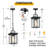 Dekotah Black 1 -Light Outdoor Pendant-1999727489