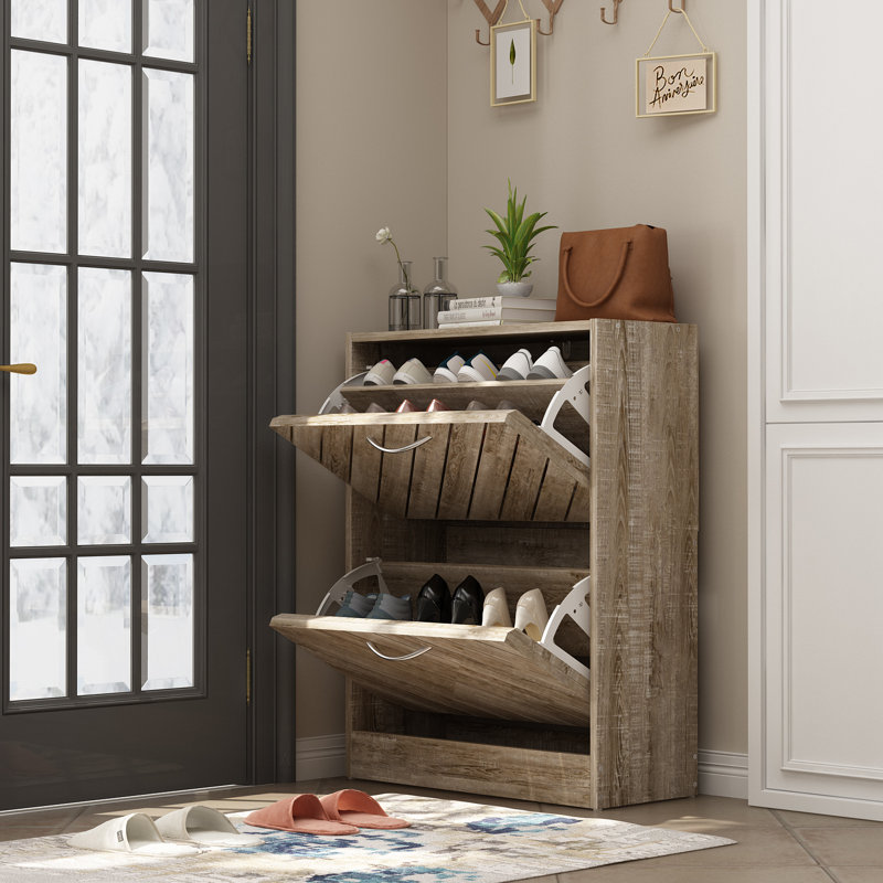 Range-chaussures réglable - Smart Space Saver, Beige