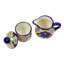 Hand Painted Ceramic Sugar Bowl with Lid