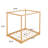 Canopy Platform Bed With Support Legs-825950178-811888655