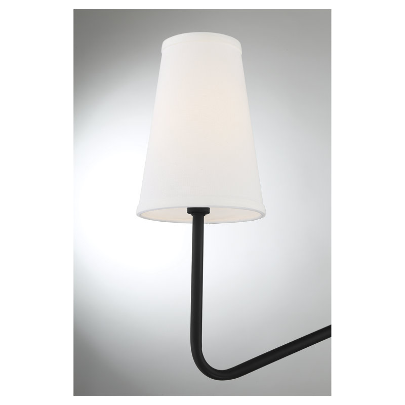 Diana 4-Light Linear Pendant, Black